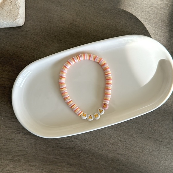“Mama” Beaded Bracelet with Heart- Size 7” - Picture 2 of 6